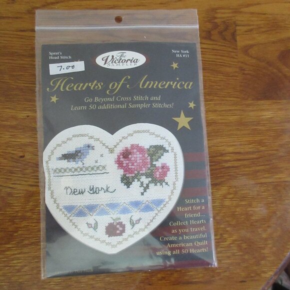 The Victoria Sampler Hearts of America Virginia Spring Stitch Kit HA #10 - Picture 1 of 2